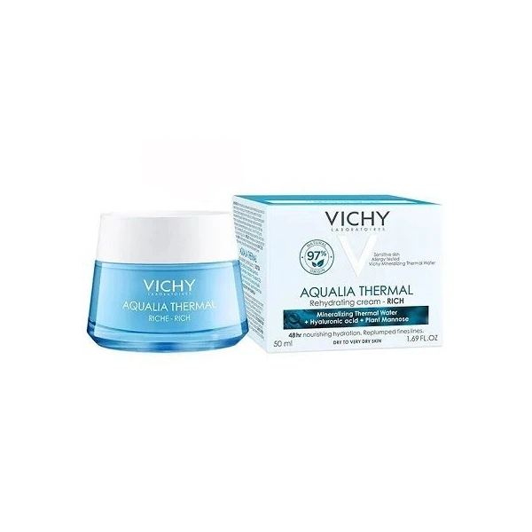 Vichy Aqualia Thermal, krem nawilżający, bogaty, 50ml