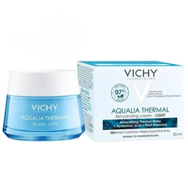 Vichy Aqualia Thermal, lekki krem nawilżający do skóry normalnej i wrażliwej, 50ml