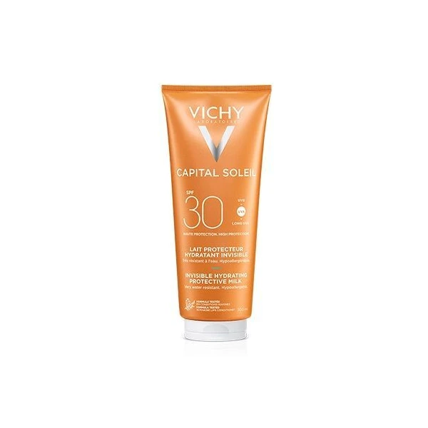 Vichy Capital Soleil, mleczko ochronne do twarzy i ciała SPF 30, 300ml