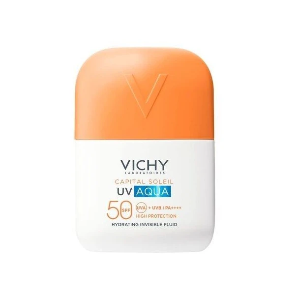 Vichy Capital Soleil UV Aqua, nawilżający fluid ochronny do twarzy SPF 50, 50ml