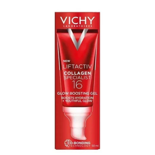 Vichy Liftactiv Collagen Specialist 16, lekki krem-żel podkręcający Glow, 50ml