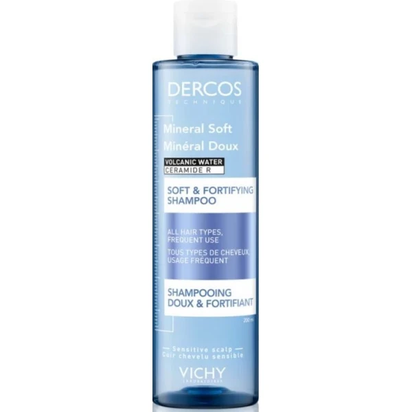 Vichy Dercos Mineral Soft, szampon do włosów, 200ml