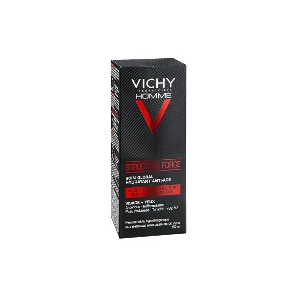 Vichy Homme, Structure Force, krem przeciwzmarszczkowy do twarzy, 50ml