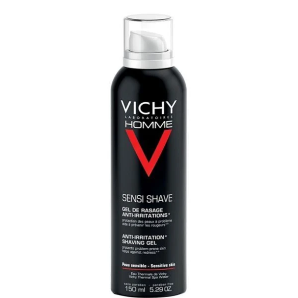Vichy Homme, żel do golenia przeciw podrażnieniom, skóra wrażliwa, 150ml