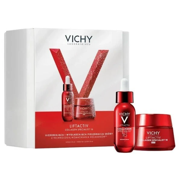 Vichy Liftactiv Collagen Specjalist 16, serum, 30ml + krem na dzień, 50ml
