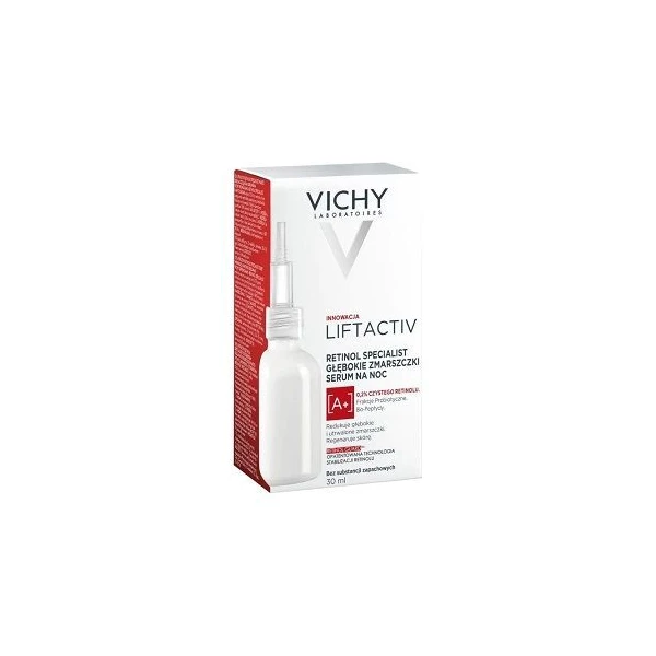 Vichy Liftactiv, Retinol Specialist, głębokie zmarszczki, serum na noc, 30ml