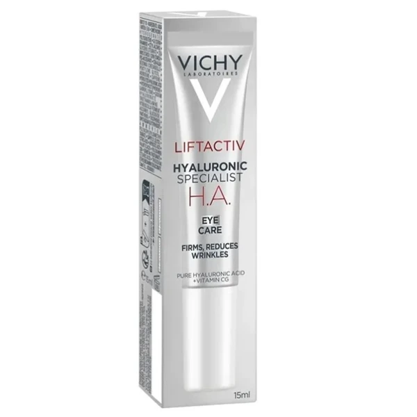 Vichy Liftactiv Hyaluronic Specialist H.A., przeciwzmarszczkowa pielęgnacja liftingująca pod oczy, 15ml