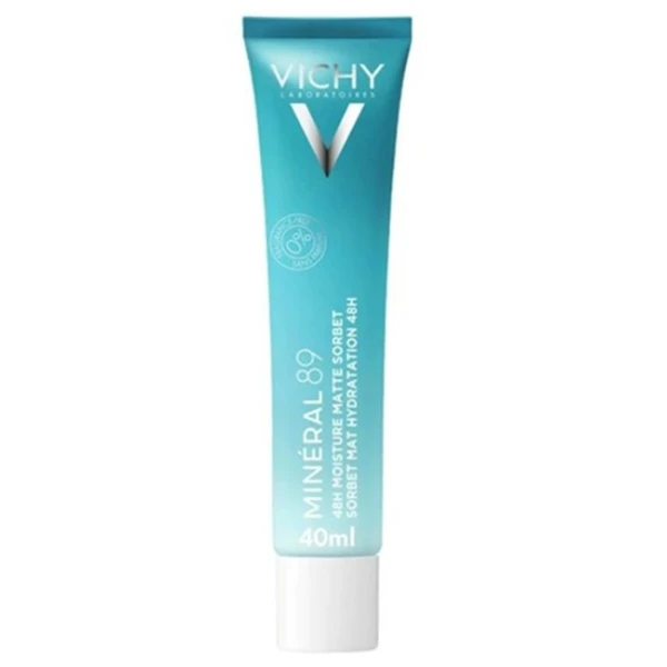 Vichy Mineral 89, żel-sorbet nawilżająco-matujący do skóry mieszanej i tłustej, 40ml