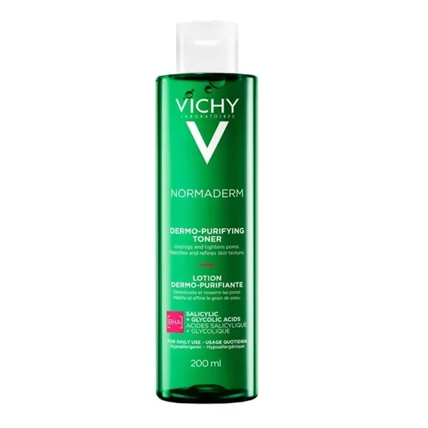 Vichy Normaderm, tonik oczyszczający, skóra tłusta i wrażliwa, 200ml