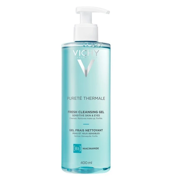 Vichy Pureté Thermale, żel do mycia twarzy, 400ml
