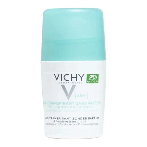 Vichy, antyperspirant 48h, roll-on, bezzapachowy, 50ml