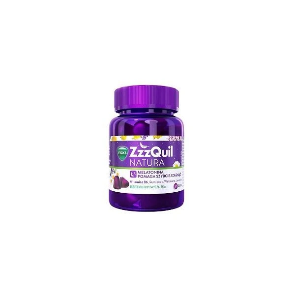 Vicks Zzzquil Natura, żelki, 30 sztuk