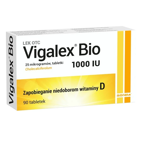 Vigalex Bio 1000 j.m., 90 tabletek
