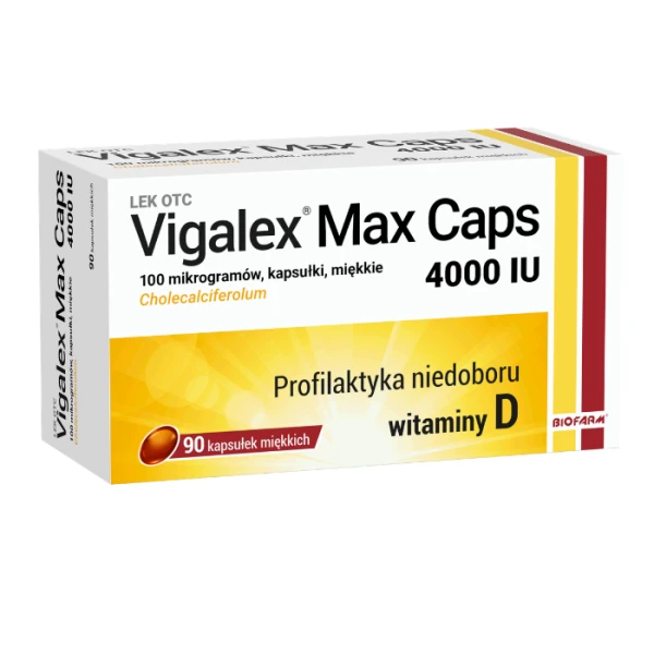 Vigalex Max 4000 j.m., 90 kapsułek