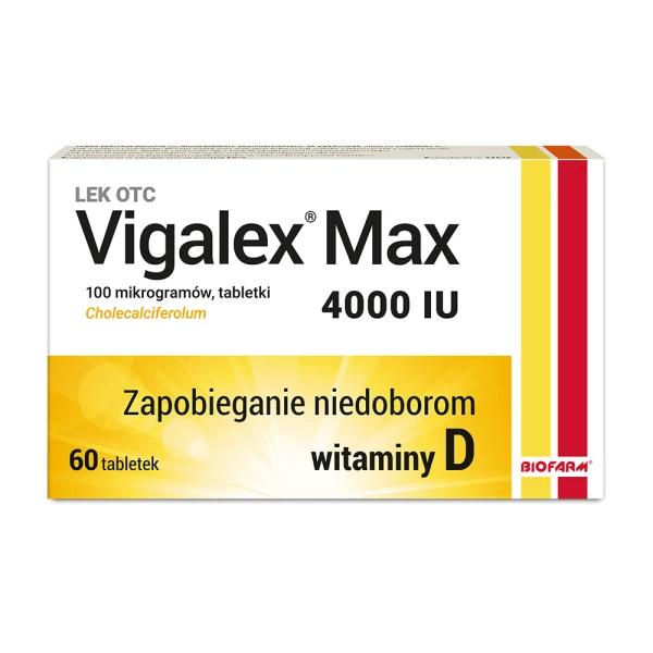 Vigalex Max 4000 j.m., 60 tabletek