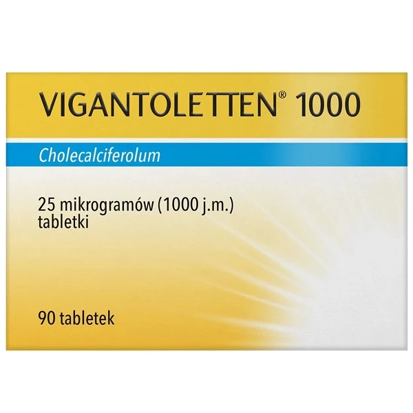 Vigantoletten 1000 j.m., 90 tabletek