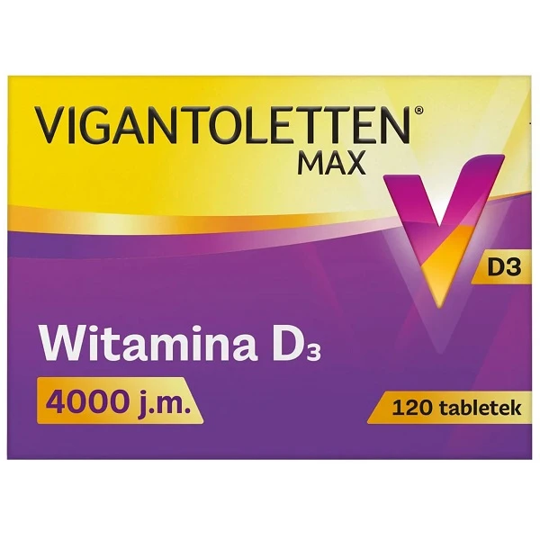 Vigantoletten Max 4000 j.m., 120 tabletek