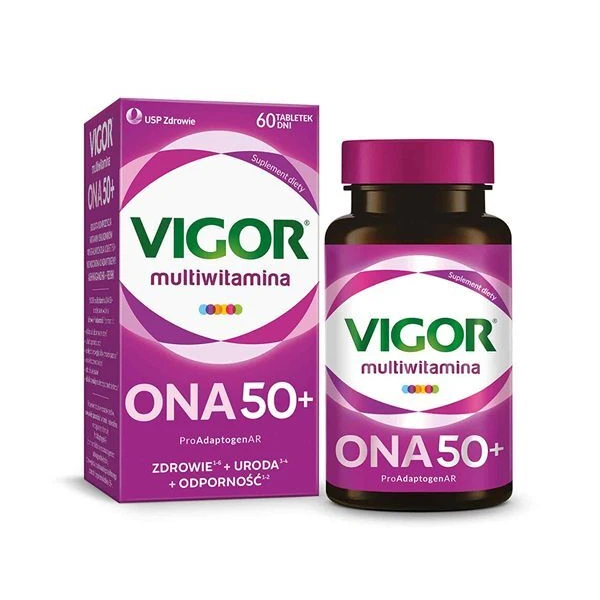 Vigor Multiwitamina Ona 50+, 60 tabletek