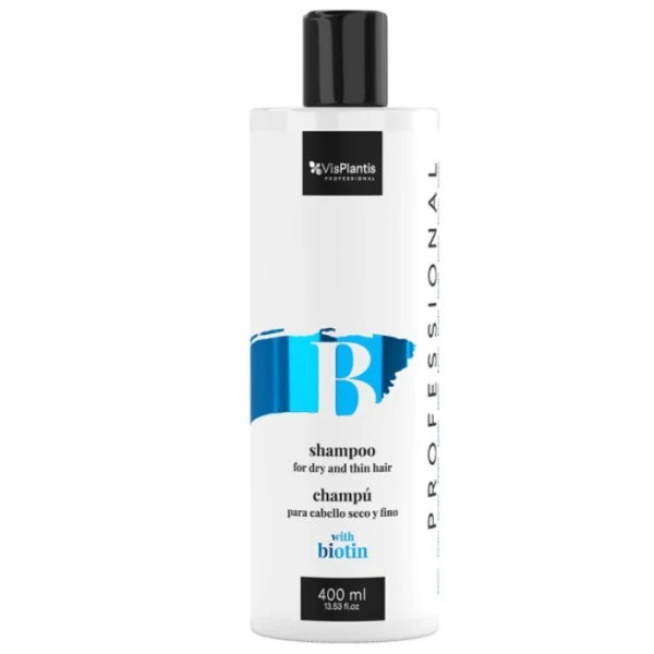 Vis Plantis Professional, szampon do włosów suchych i cienkich z biotyną, 400ml