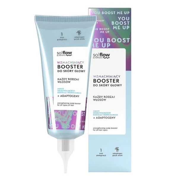 Vis Plantis, so!flow, wzmacniający booster do skóry głowy, każdy rodzaj włosów, 100ml