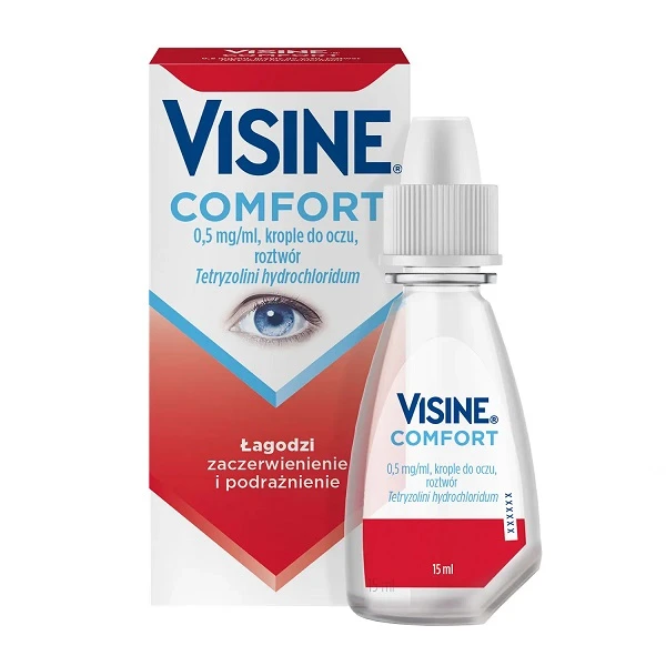 Visine Comfort 0,5mg/ml, krople do oczu, 15ml