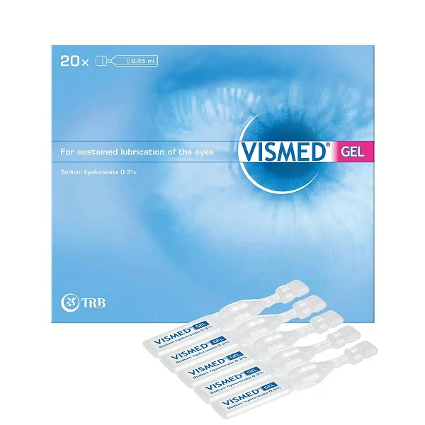 Vismed Gel, nawilżające krople do oczu, 20 minimsów po 0,45ml