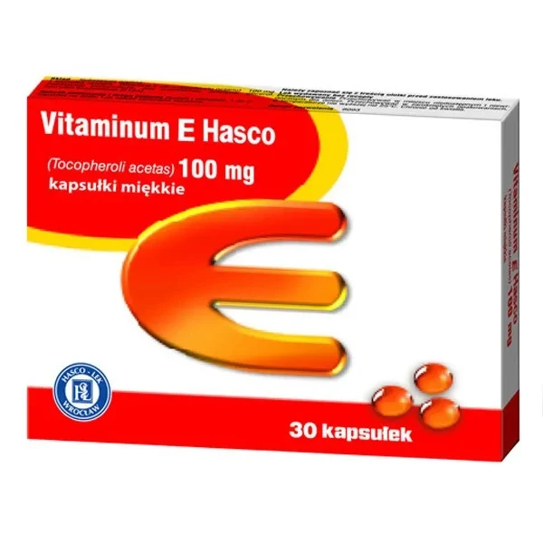Vitaminum E Hasco 100mg, 30 kapsułek