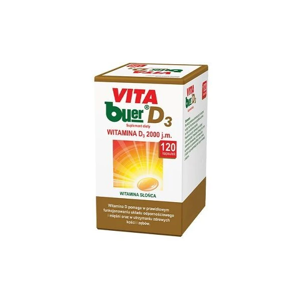 Vita Buer D3, 120 kapsułek