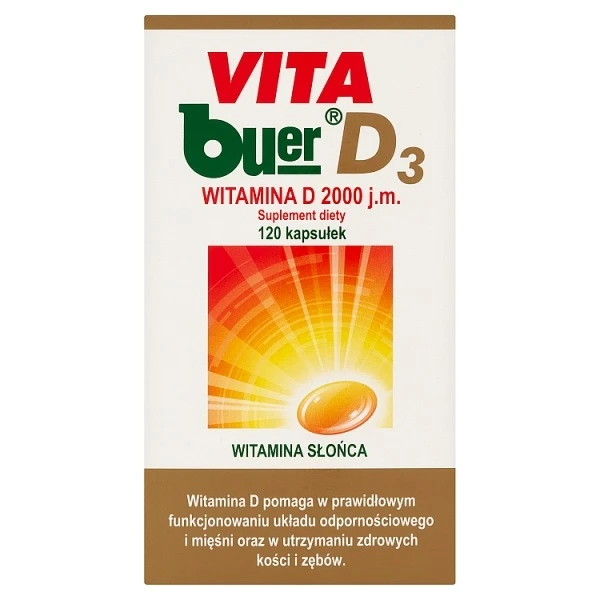 Vita Buer D3, 120 kapsułek
