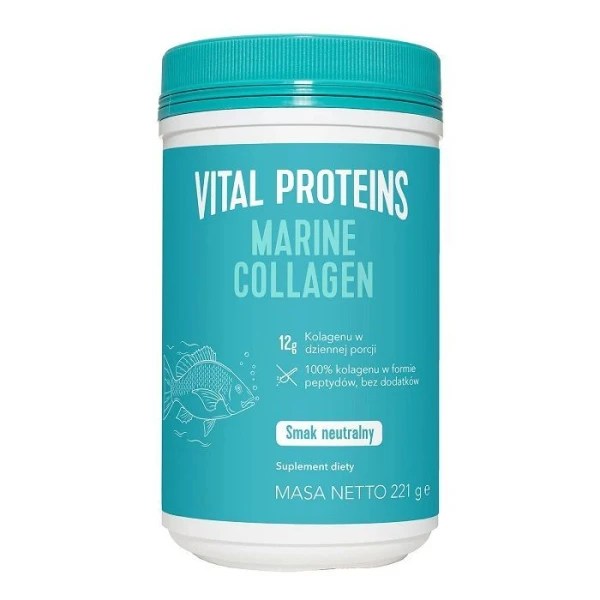 Vital Proteins Marine Collagen, proszek, smak neutralny, 221g