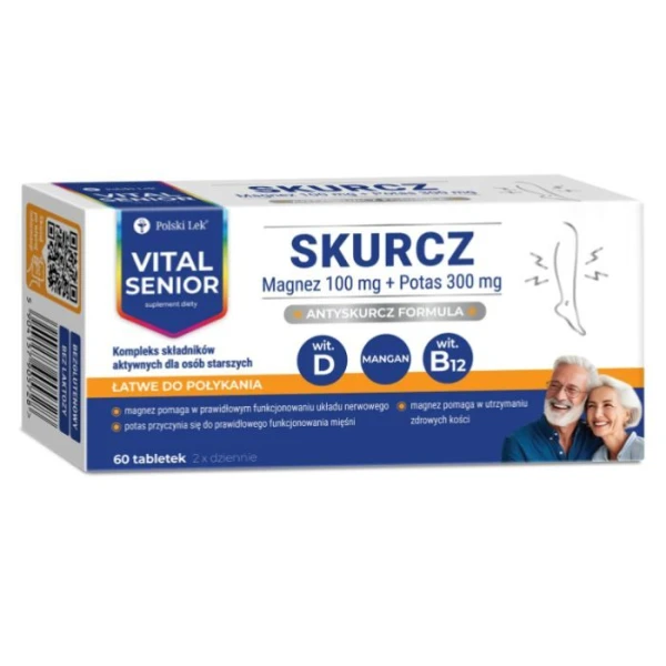 Vital Senior, Skurcz, 60 tabletek