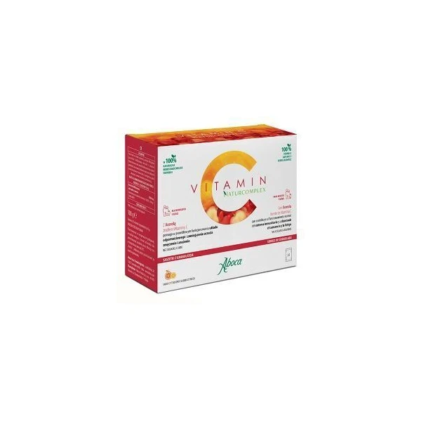 Vitamin C Naturcomplex, proszek, smak cytrusowy, dla dorosłych i dzieci po 4 roku życia, 20 saszetek
