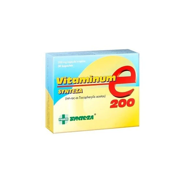Vitaminum E Synteza 200mg, 30 kapsułek