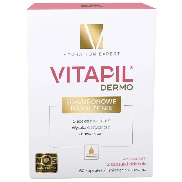 Vitapil Dermo, Hialuronowe Nawilżenie, 60 kapsułek