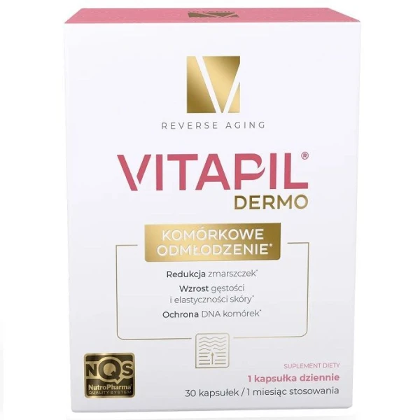 Vitapil Dermo, Komórkowe Odmłodzenie, 30 kapsułek