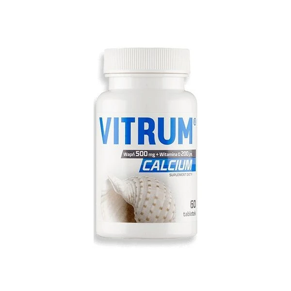 Vitrum Calcium, wapń + witamina D, 60 tabletek