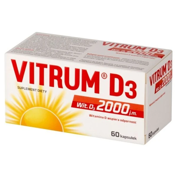 Vitrum D3 2000 j.m., 60 kapsułek