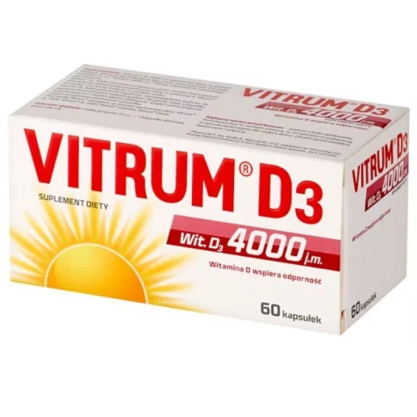 Vitrum D3 4000 j.m., 60 kapsułek
