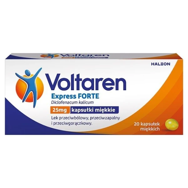 Voltaren Express Forte 25mg, 20 kapsułek