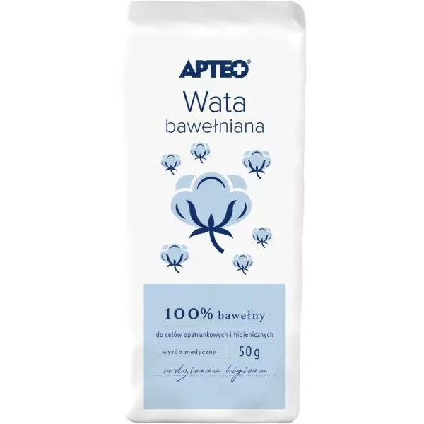 Wata bawełniana, Apteo Care, 50g