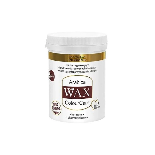 WAX Pilomax ColourCare Arabica, maska regenerująca do włosów farbowanych ciemnych, 480ml