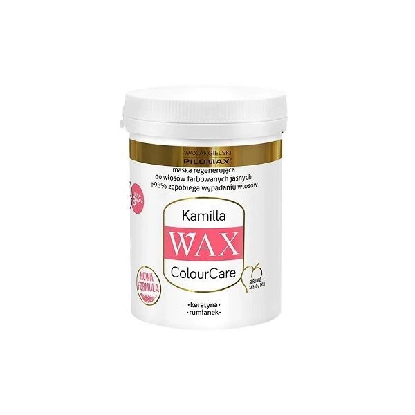 WAX Pilomax ColourCare Kamilla, maska regenerująca do włosów farbowanych jasnych, 480ml