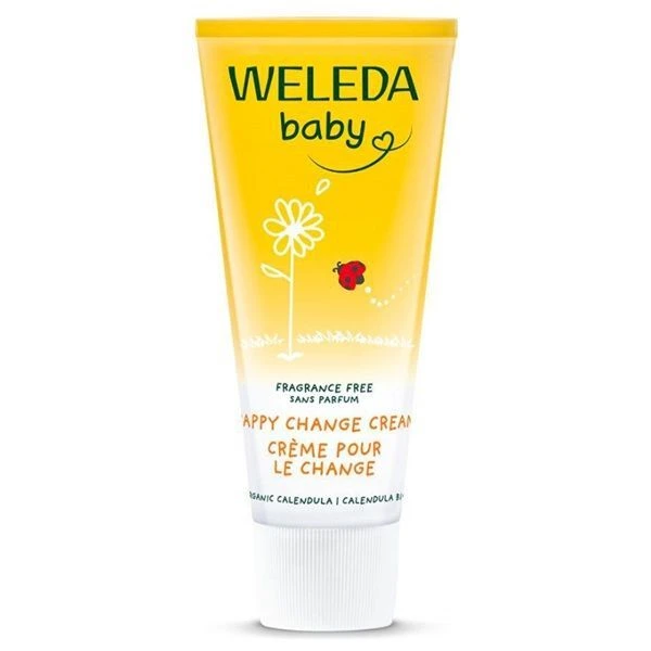 Weleda Baby, Calendula, krem do zmiany pieluszki z nagietkiem lekarskim, dla niemowląt, 75ml