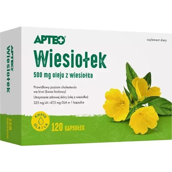 Wiesiołek Apteo, 120 kapsułek