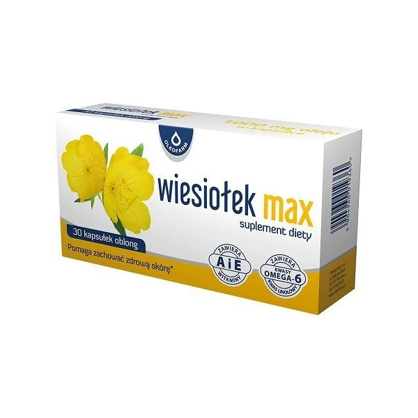 Wiesiołek max, 30 kapsułek