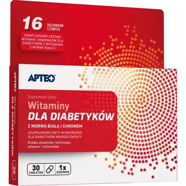 Witaminy dla diabetyków, Apteo, 30 tabletek