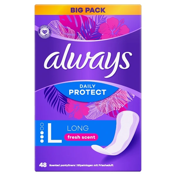 Always Daily Protect Long, wkładki higieniczne, 48 sztuk