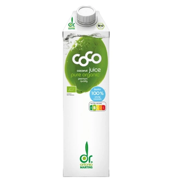 Dr Antonio Martins, woda kokosowa, bio, 1000ml