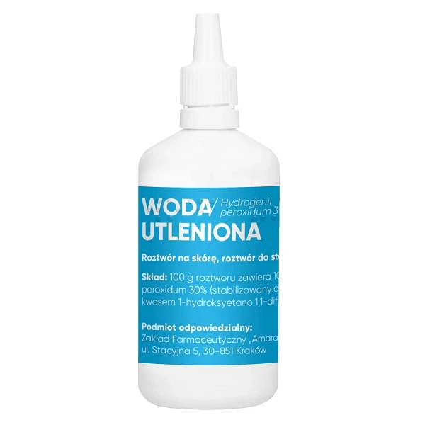 Woda utleniona 3%, Amara, roztwór na skórę, 100g