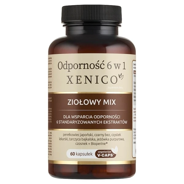 Odporność 6w1 Xenico, 60 kapsułek